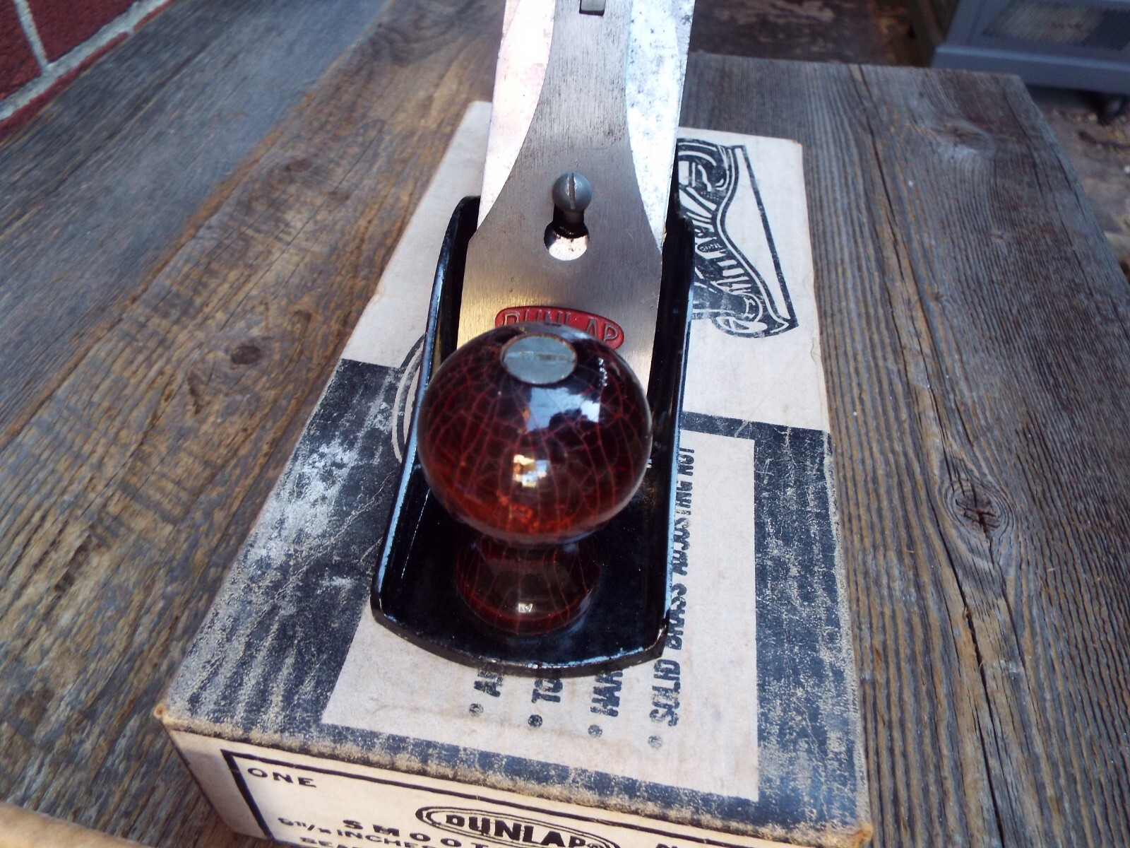 Sears Craftsman Dunlap No. 3738 Smooth Plane w/ Original Box & Paperwork