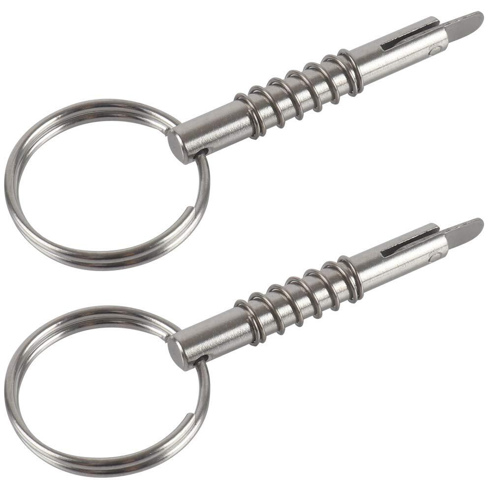 4 Pcs Quick Release Pin w/Drop Cam & Spring Diameter 1/4"6.3mm Usable Length ...