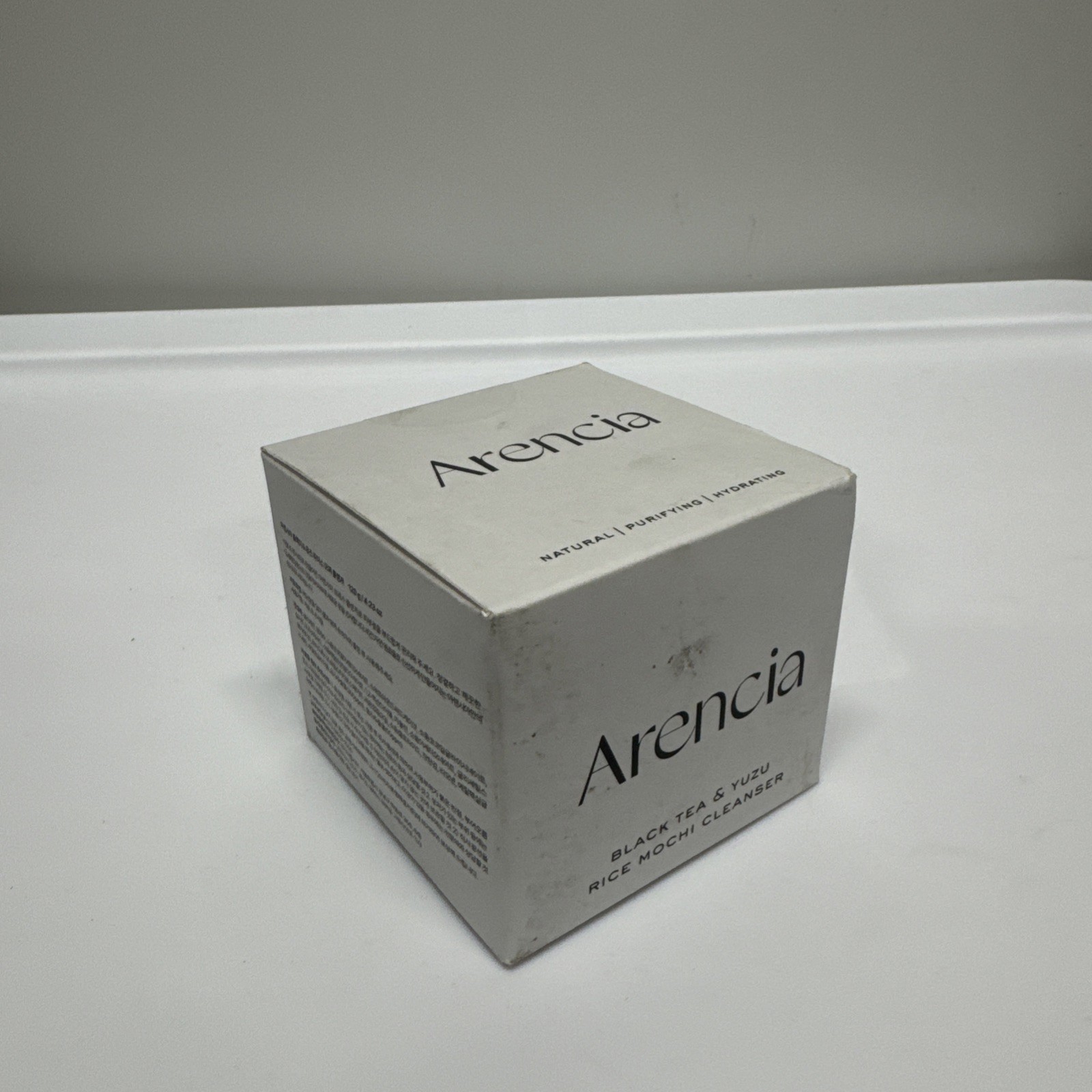 [US SELLER] ARENCIA Black Tea & Yuzu Rice Mochi Cleanser – 120g
