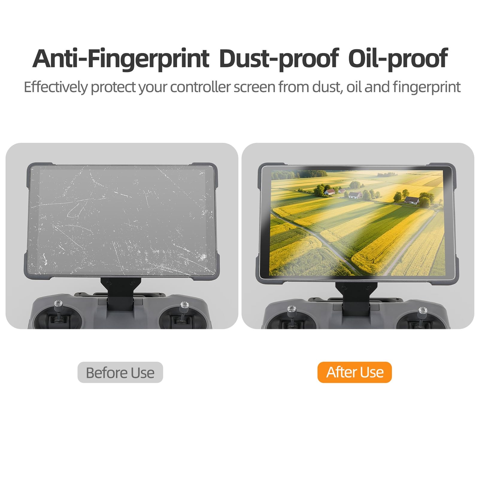 FlySimple Screen Protector for DJI RC Pro 2 Remote Controller Transparent
