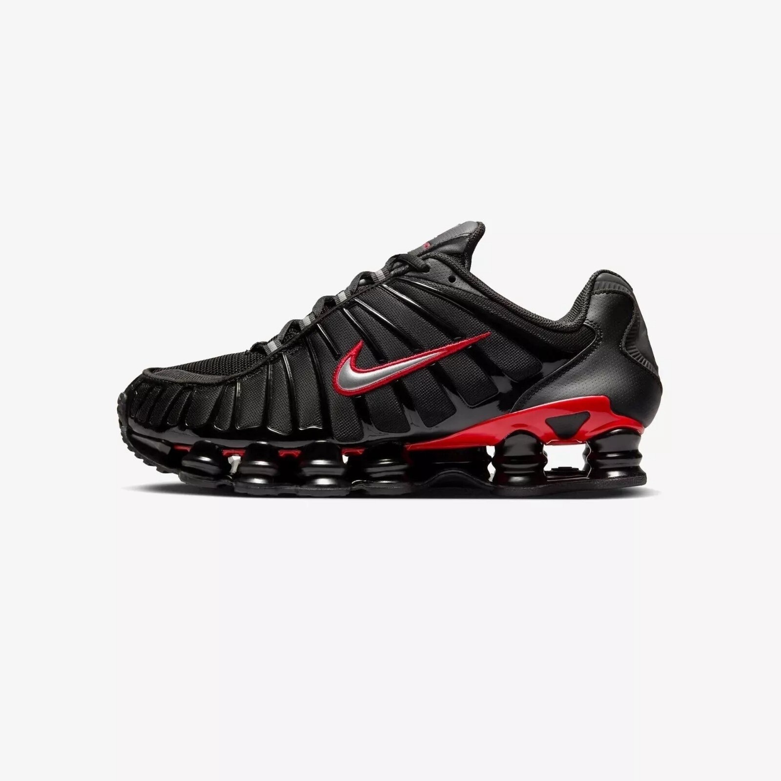 Nike Shox TL Shoes Black College Red Silver CN0151-003 Men's Size 7-12
