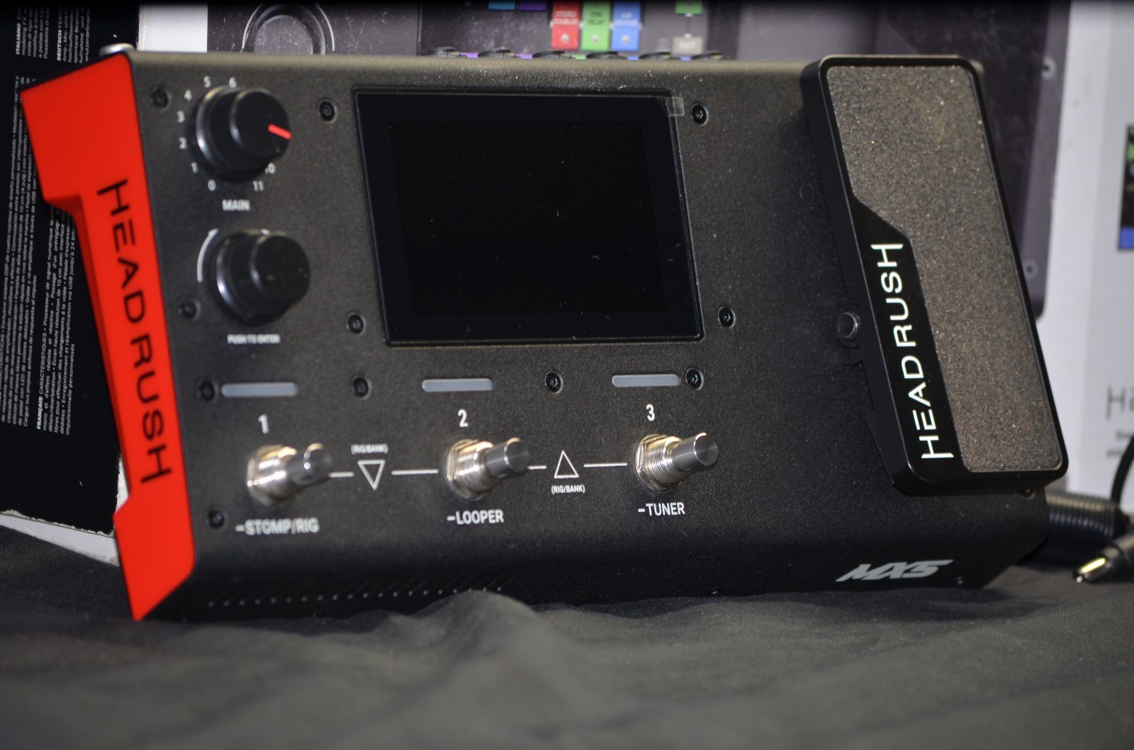 Headrush MX5 Guitar Multi-Effects Processor Amp Modeler w/ Box PSU Tested