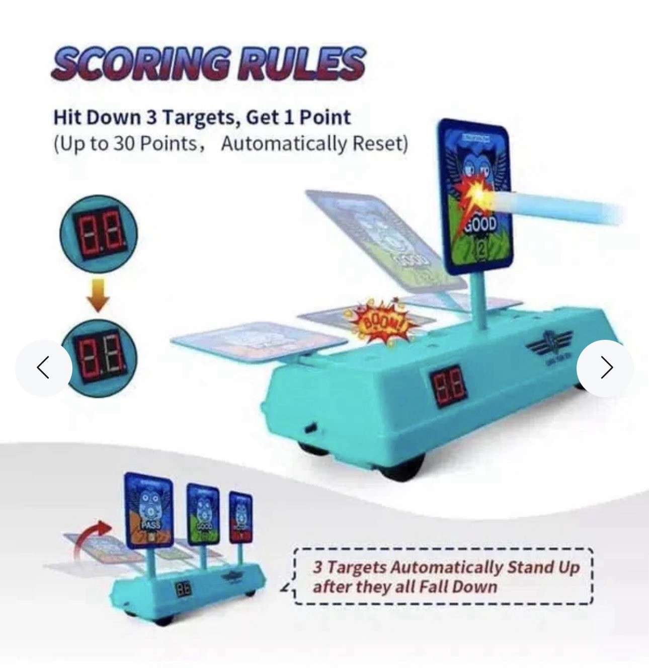Electronic Auto Reset Digital Scoring Moving Target