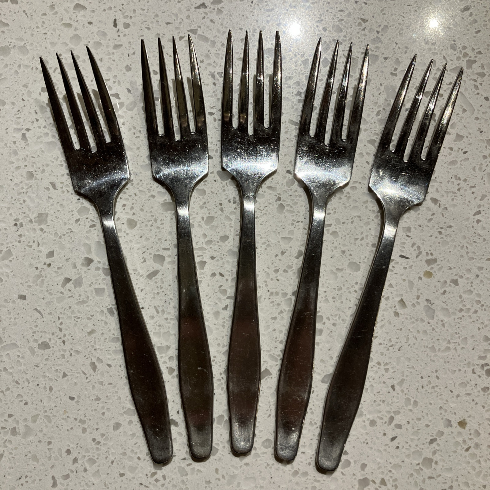 5 Salad Fork ESM7 by ESM Stainless 12/18 Germany