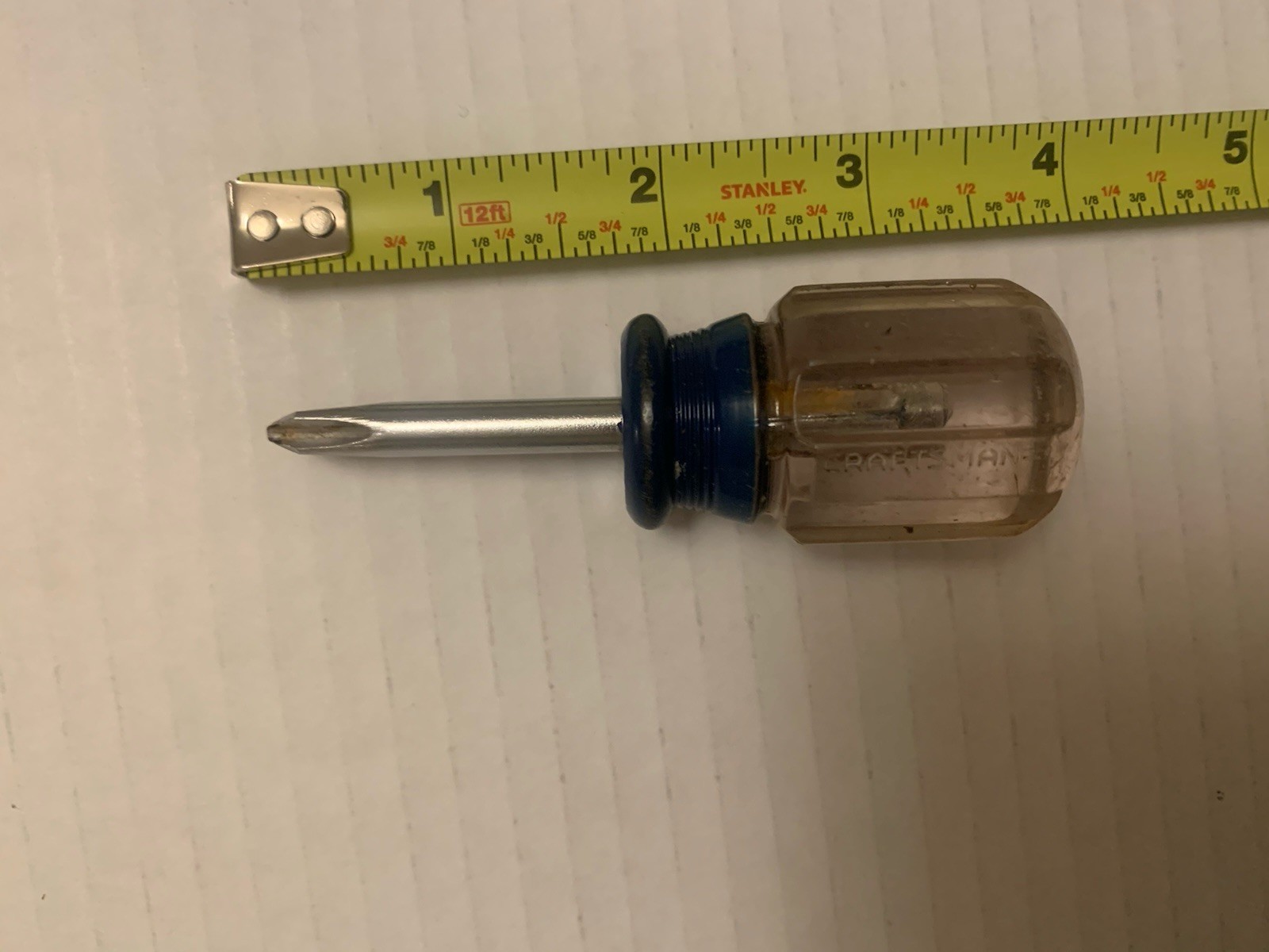 Vintage 3.5” Craftsman #2 Phillips Stubby Screwdriver