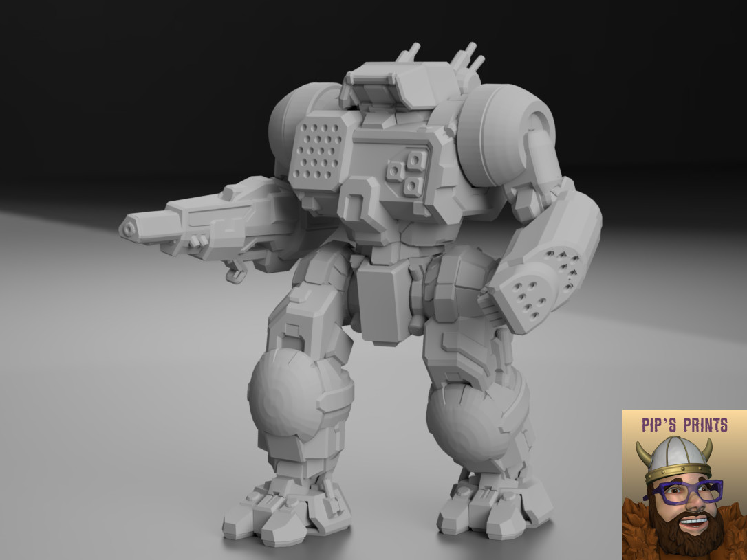 HGN-IIC Highlander IIC Alternate Mech Model For Battletech 6mm-10mm-15mm