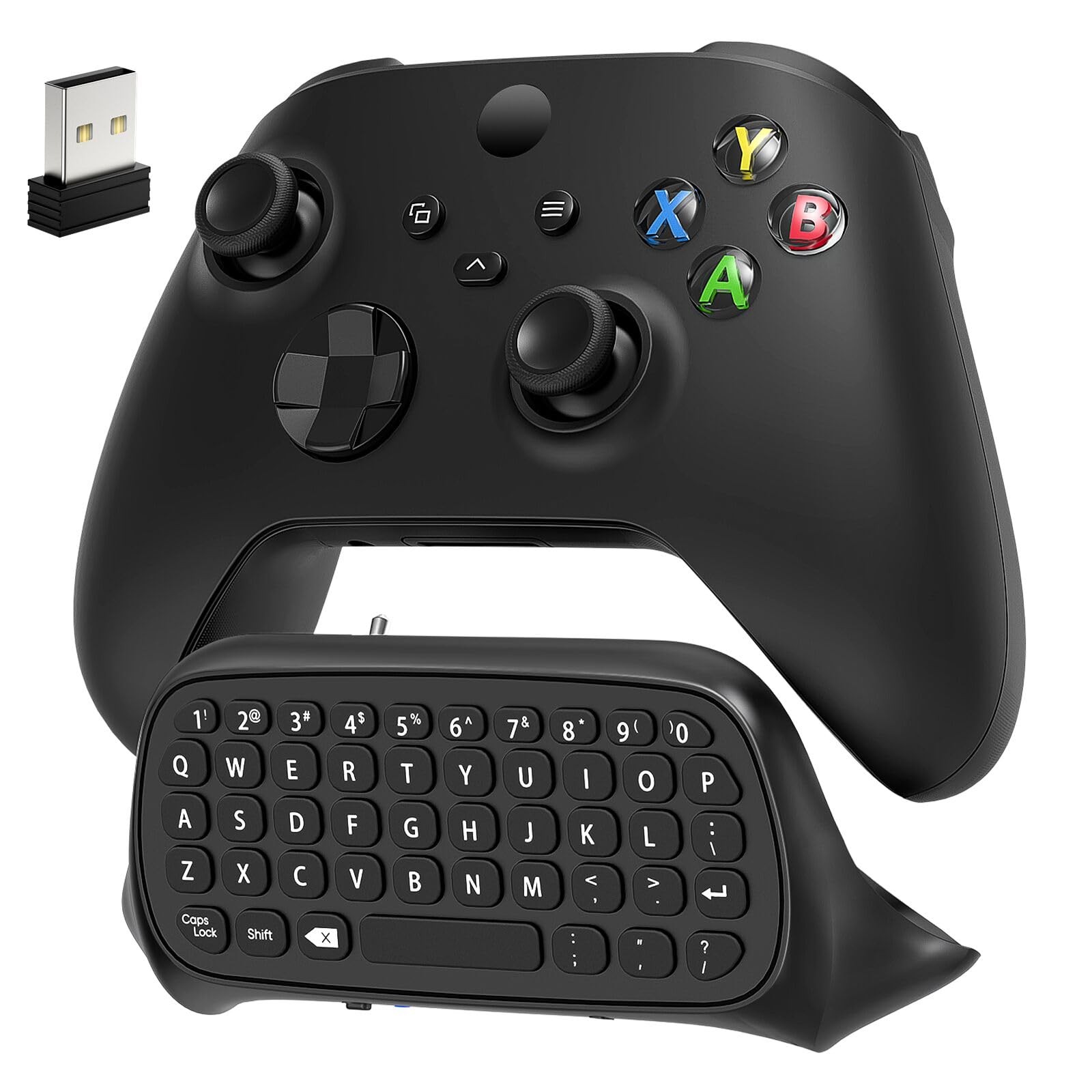 Keyboard for Xbox Series X/S, One/One Elite One/2 Controller, Black