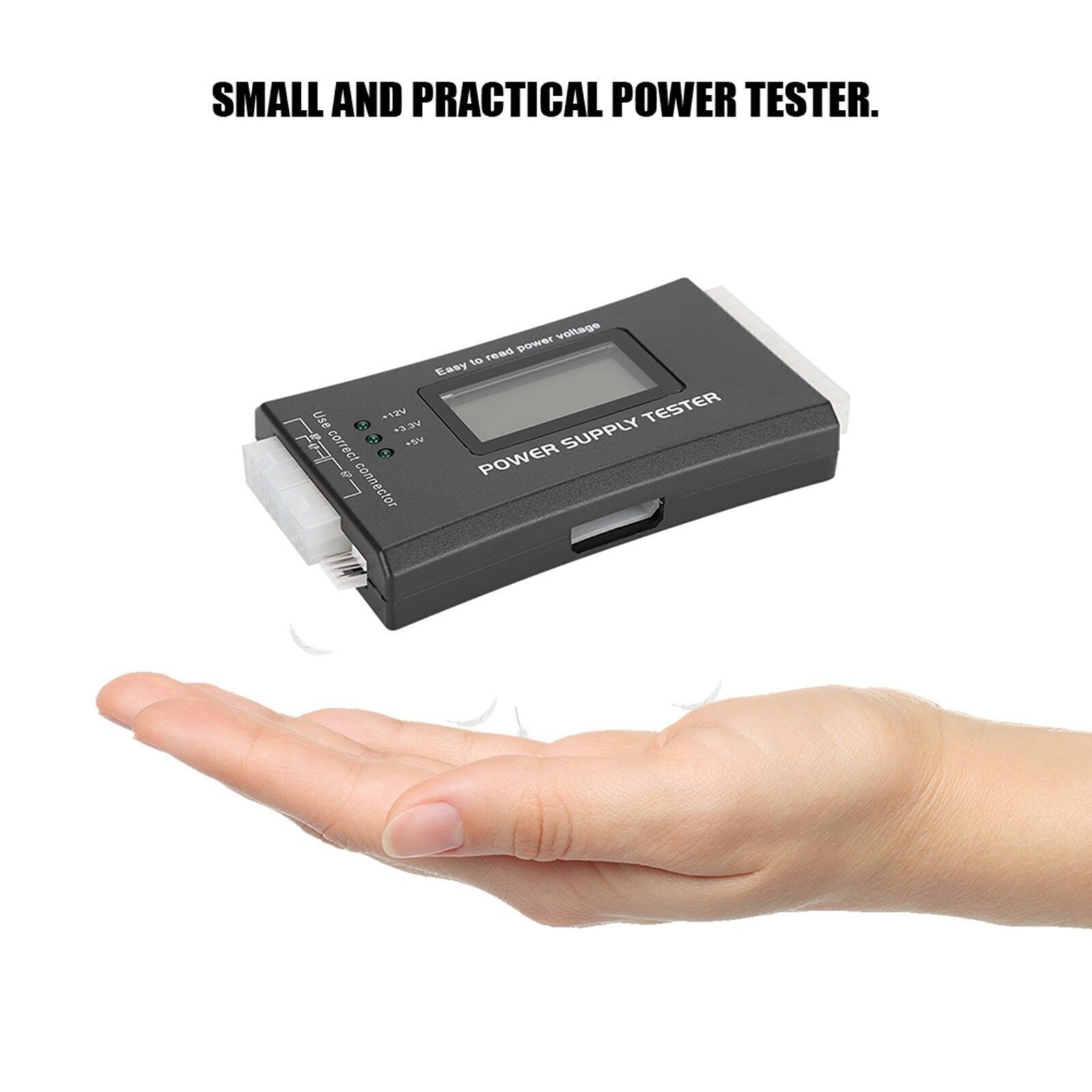 ATX Power Supply Computer Host Inspection and Maintenance Tester Tool with LCD