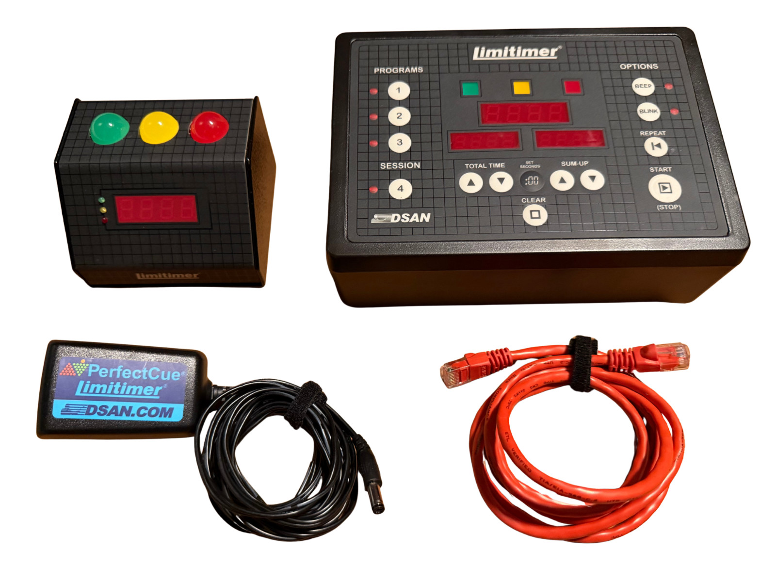 DSan PRO-2000 Limitimer Timer Console + PSL-20V Podium Signal Light Kit