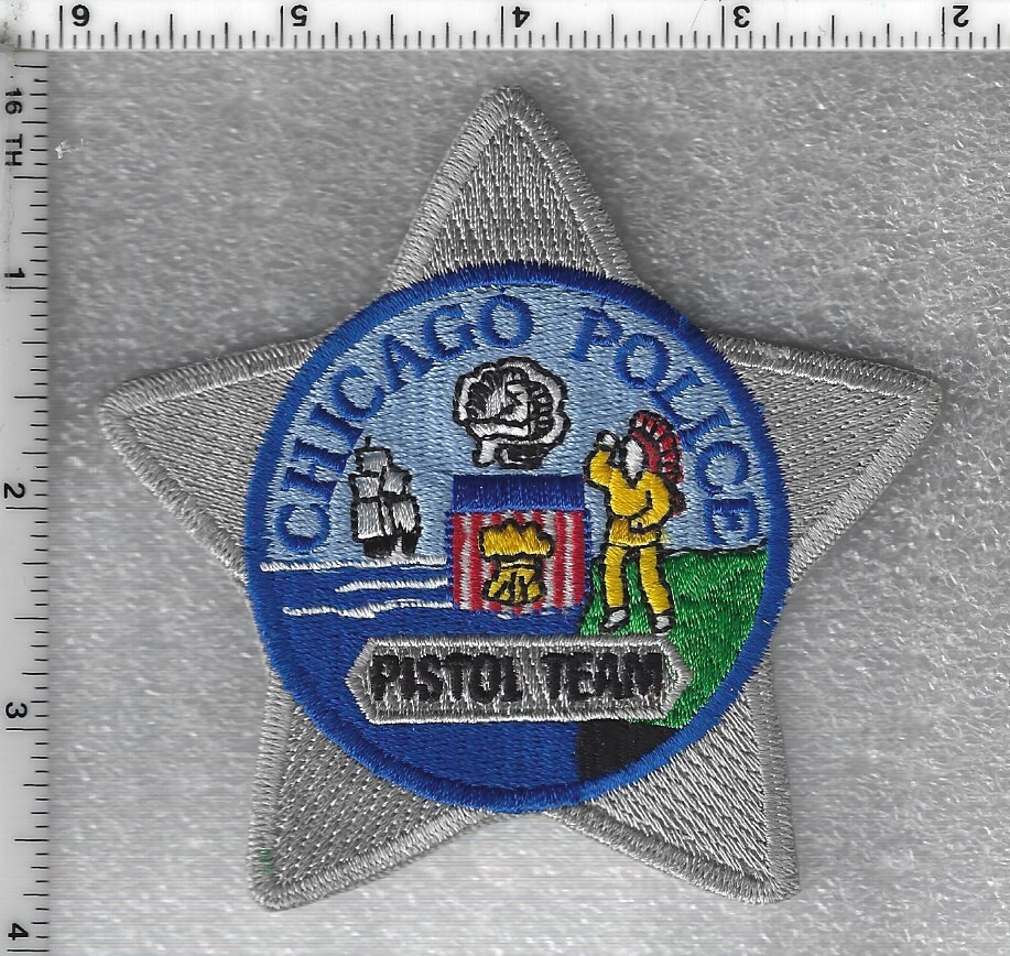 Chicago Police Pistol Team  (Illinois)  Shoulder Patch