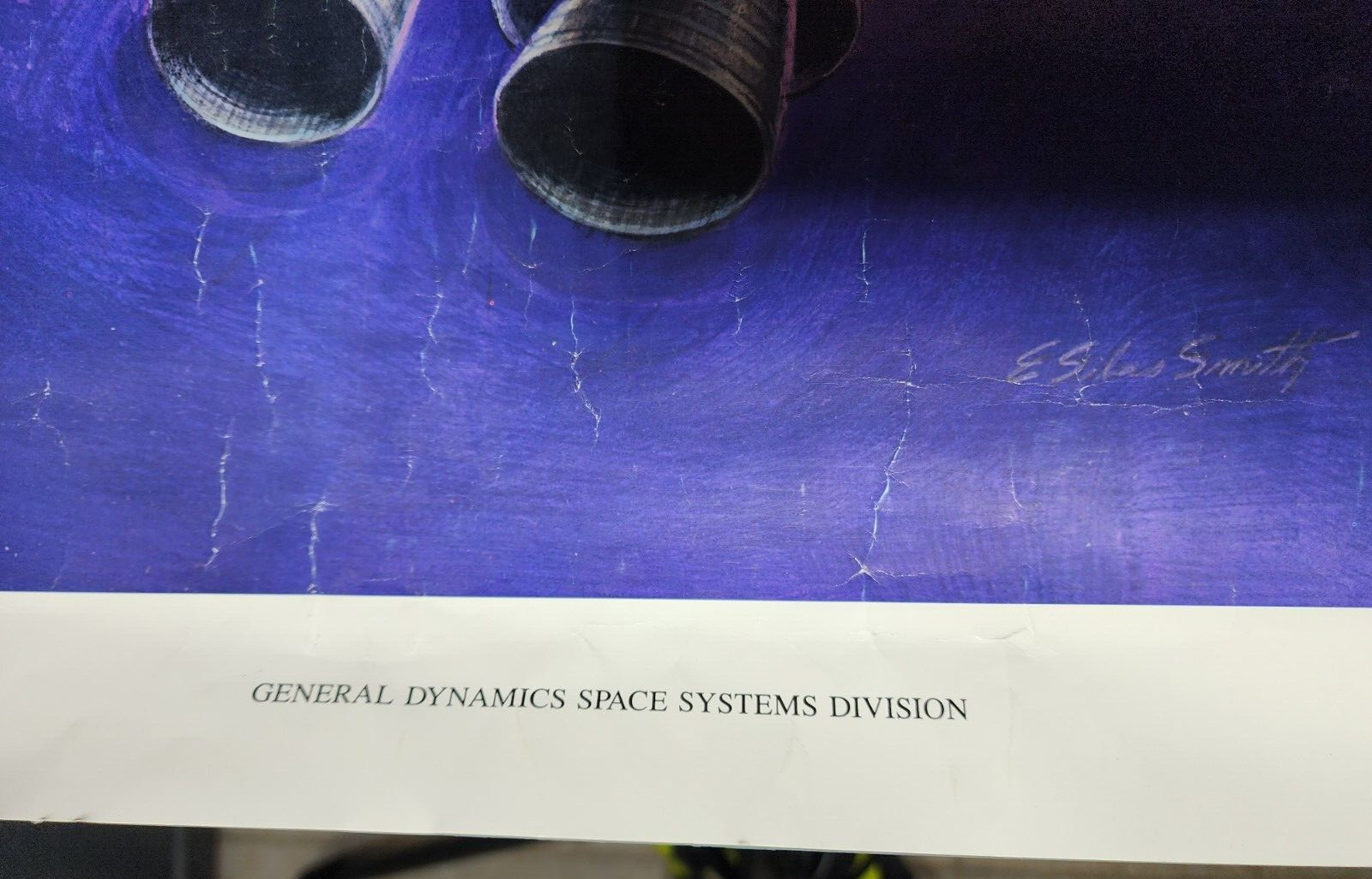 Vintage General Dynamics Space Systems Poster - TITAN CENTAUR Lifting America's