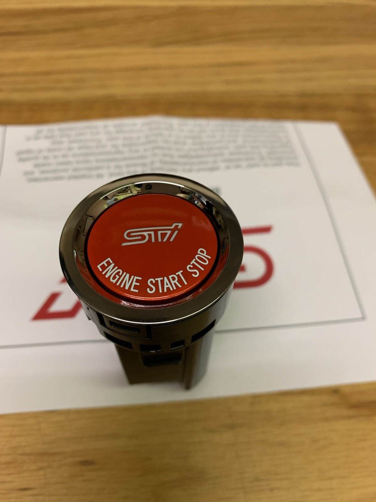 Push Start Button Without Status Light for Subaru BRZ STI - ST83031ST021