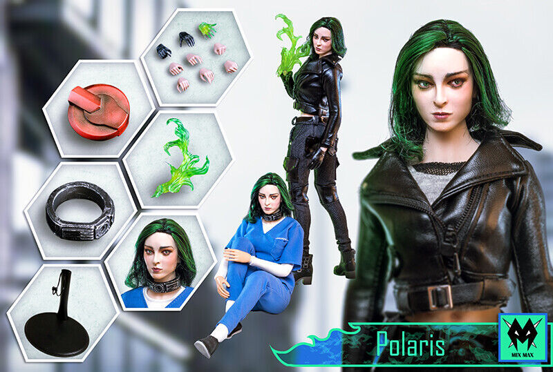 New MX Toys 1/6 The Gifted Polaris Magneto Daughter X Man Figure Gift