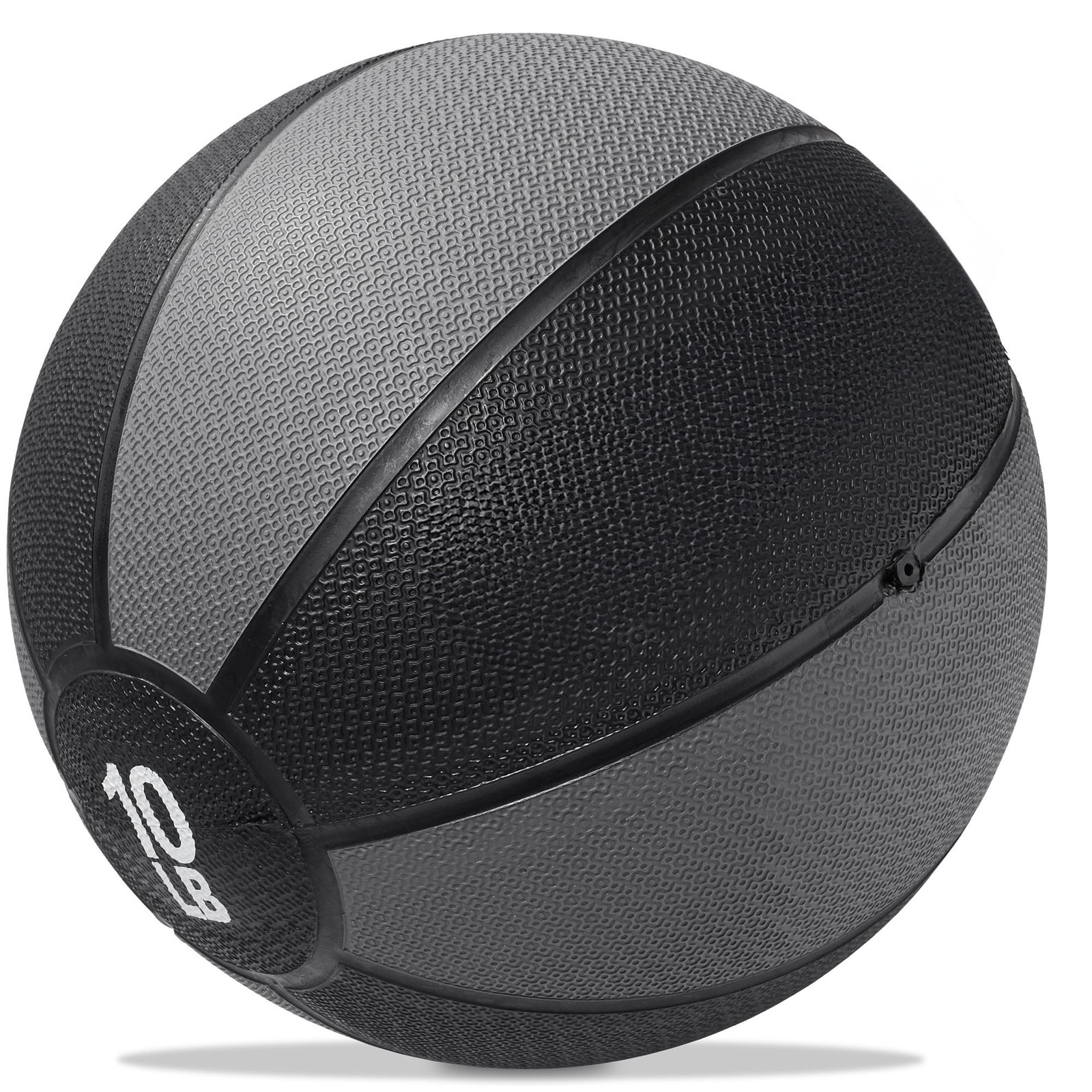 Medicine Ball, 10 LB - Weighted Fitness Non-Slip Ball