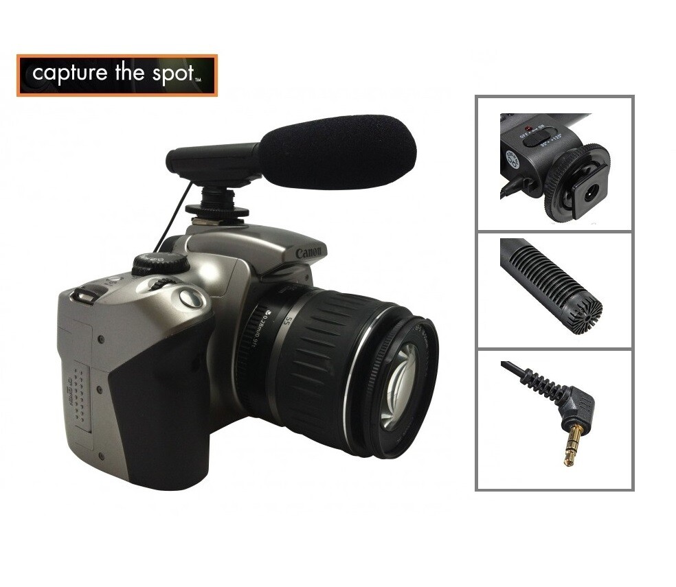 Mini Professional Condenser Microphone For Nikon D7500 D500
