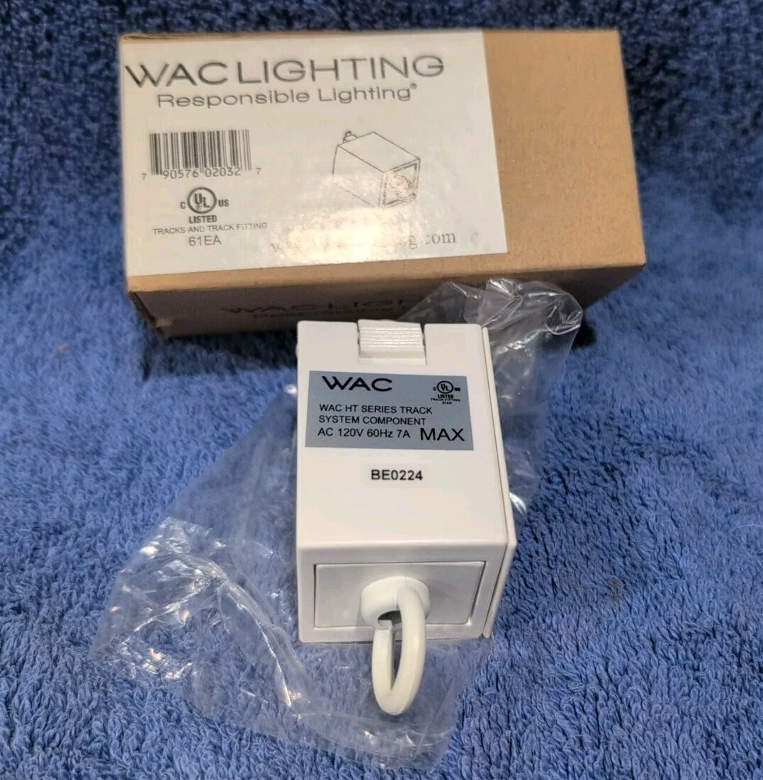WAC Lighting "H" Series Track Suspension Loop - White In Color - Cat # H-LOOP-WT