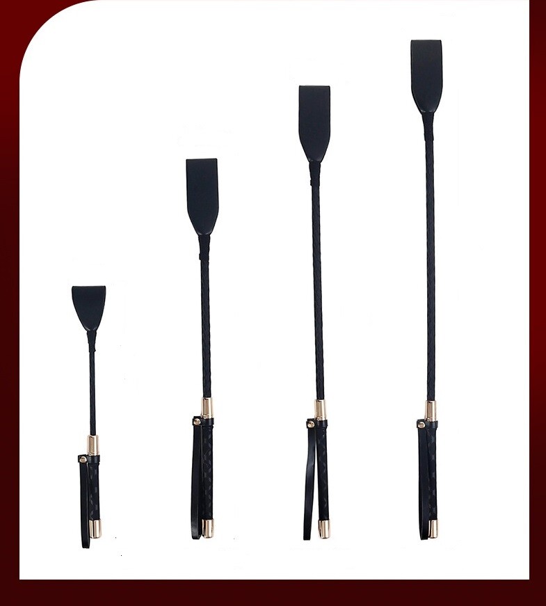Faux Leather Paddle Spanking Riding Crop Sexy Whip Slave Flogger Spanker BDSM