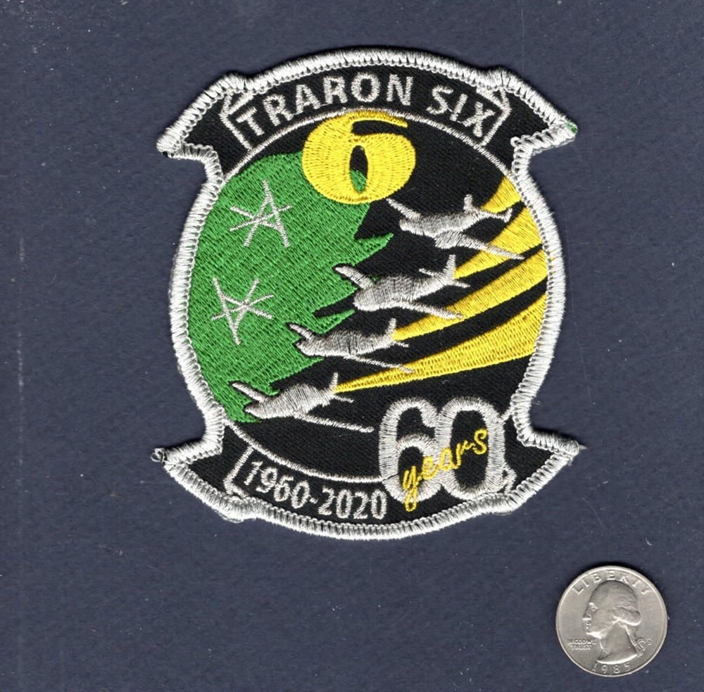 Original VT-6 SHARPSHOOTERS 60th Anniversary US NAVY Training Squadron Patch