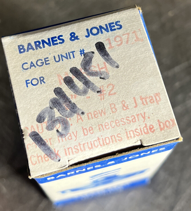 Nos Surplus Barnes & Jones 1971 Cage Unit. 134451