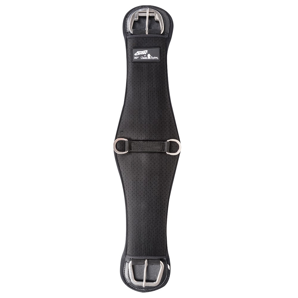 35CE Classic Equine Aura Horse Cinch Roper Black