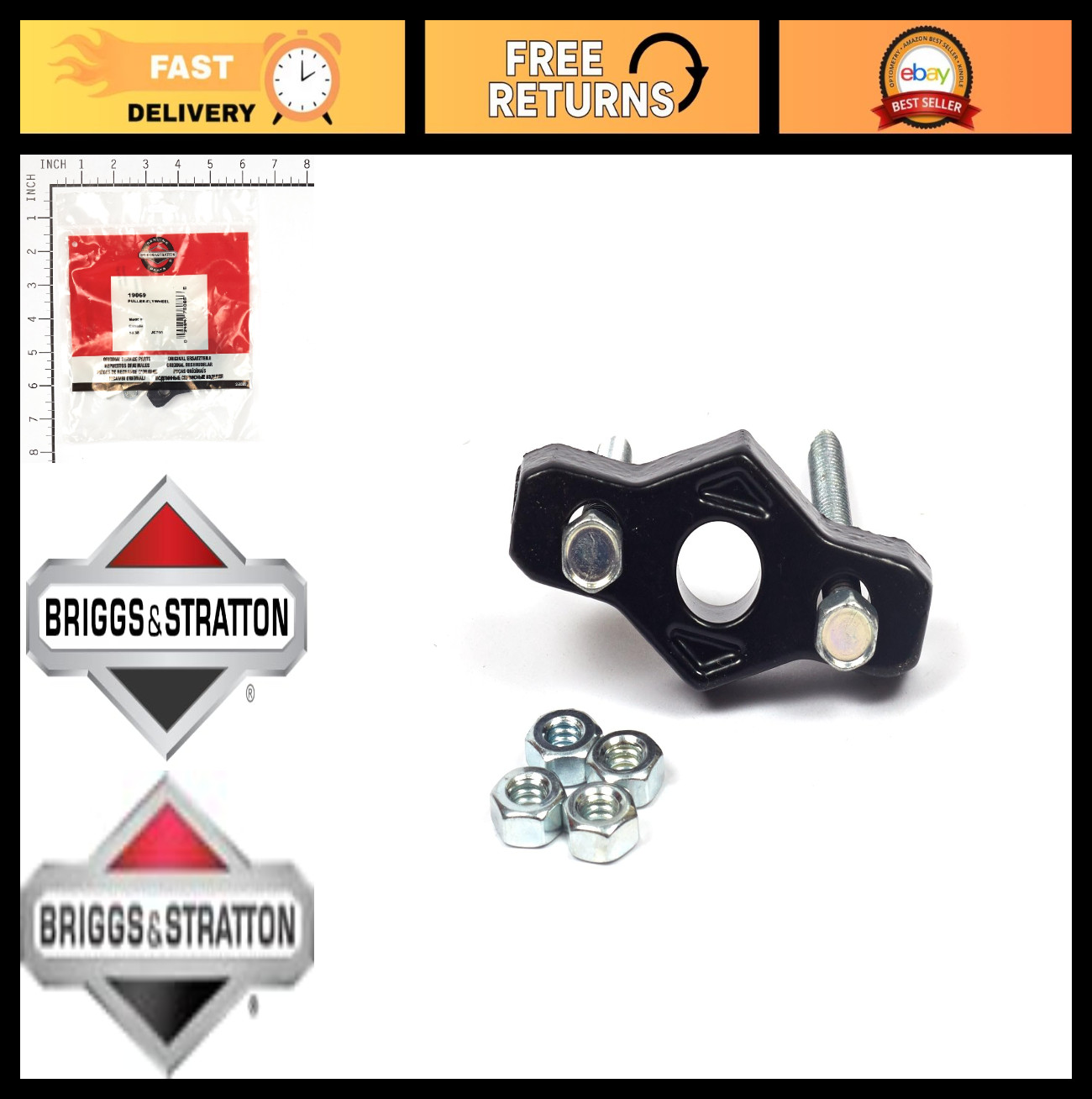 Flywheel Puller Tool for Small Engines, Heavy-Duty, Compatible with Briggs & Str