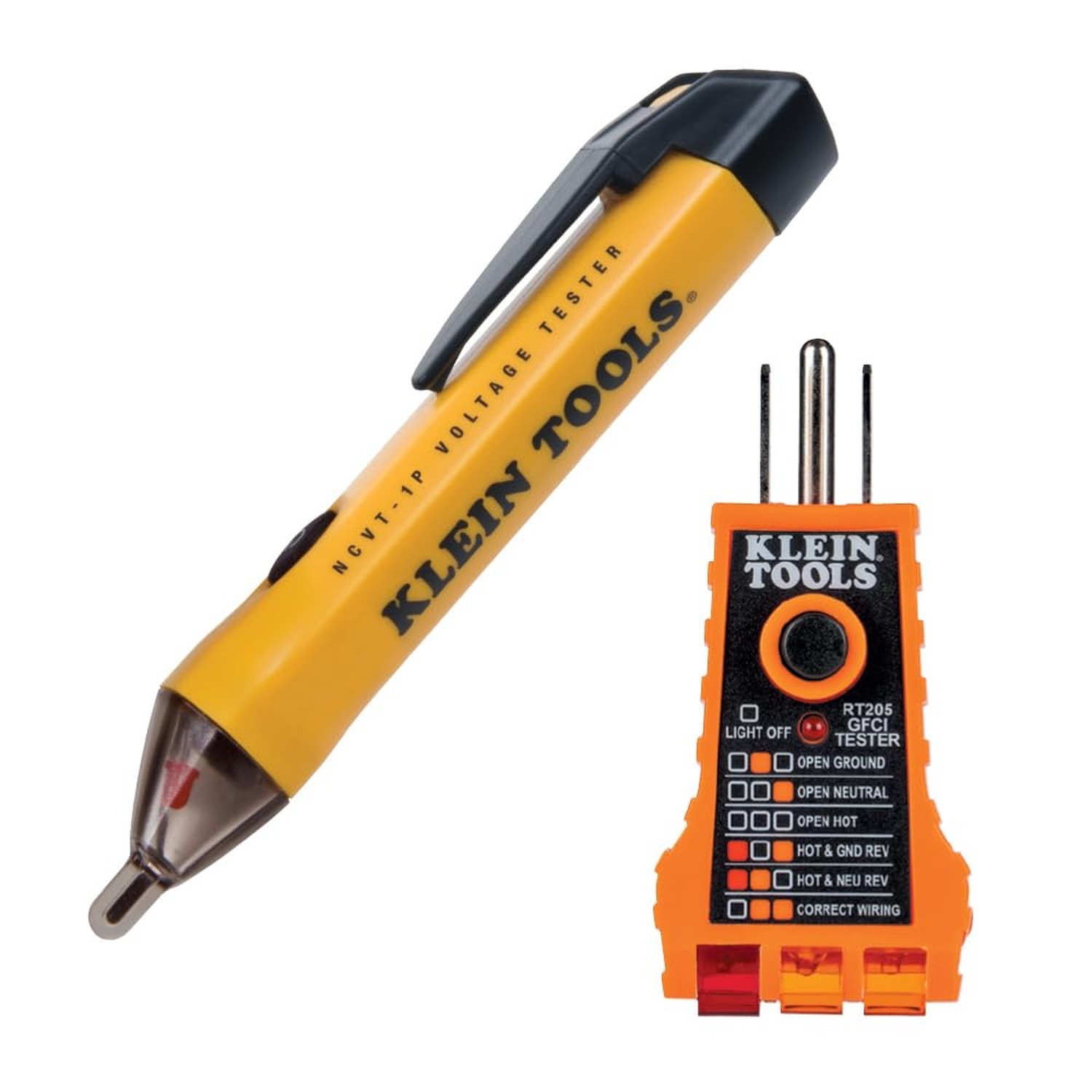 Klein Tools NCVT1PKIT Electrical Tester Kit with Non-Contact Low Voltage Test...