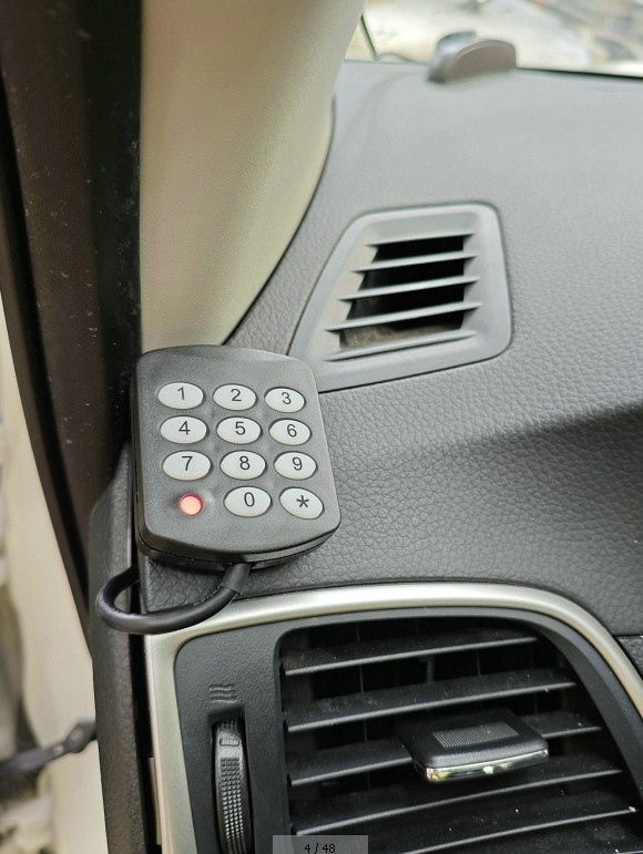 car alarm car immobilizer with anti hijack function,all black wires