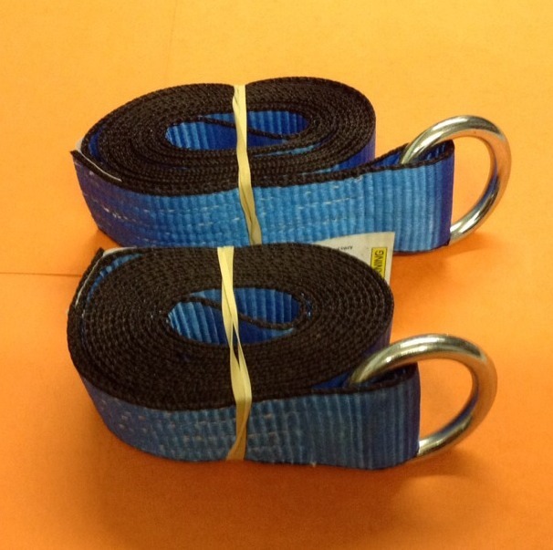 2 10 FT Lasso Strap Wheel Lift Tie Down USA 12,000 # web