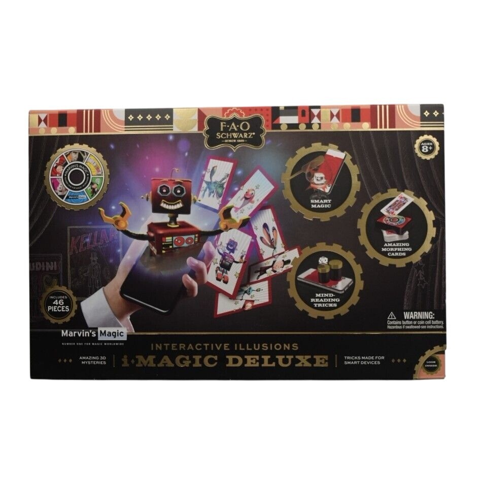 FAO Schwarz Interactive Illusions Magic Deluxe Set New 46 Pieces