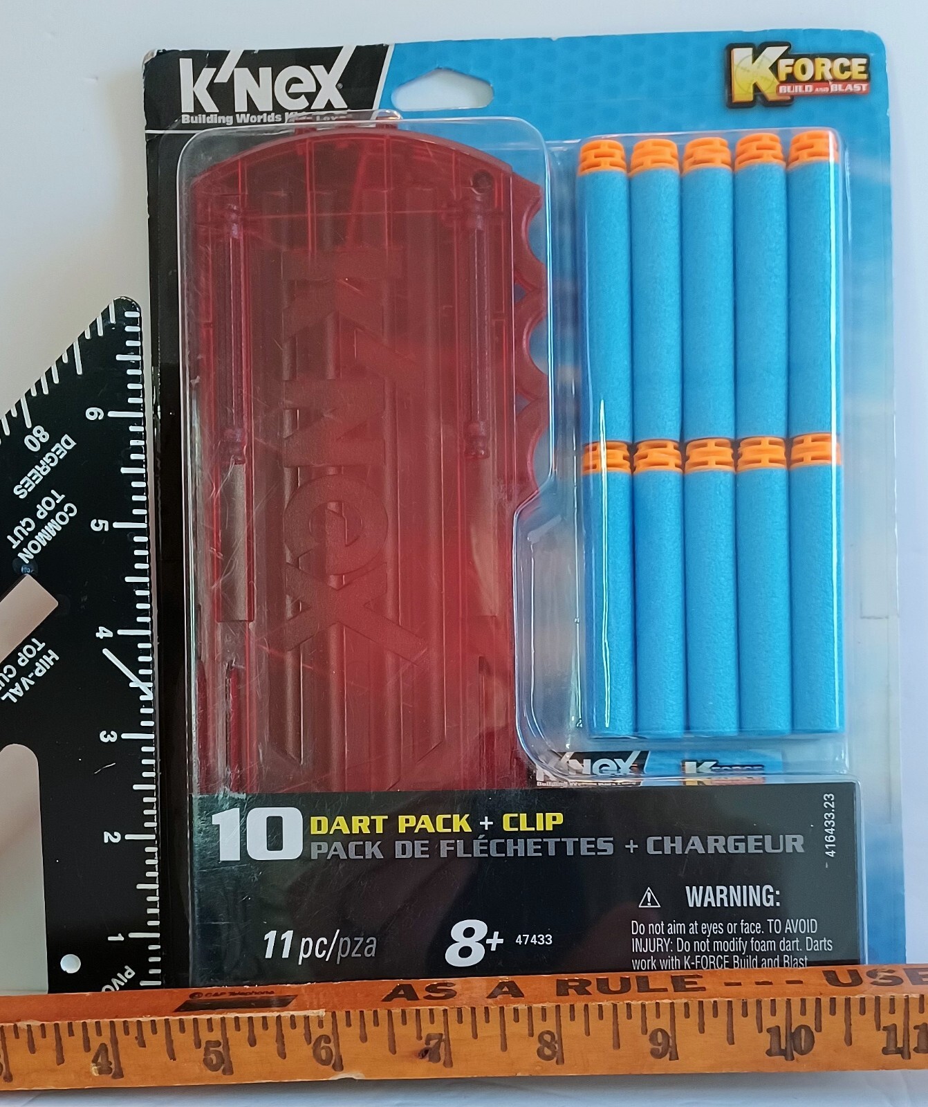 NEW KNEX K-Force 10 Dart Pack + Clip for Flash Fire Motorized Blaster K'NEX