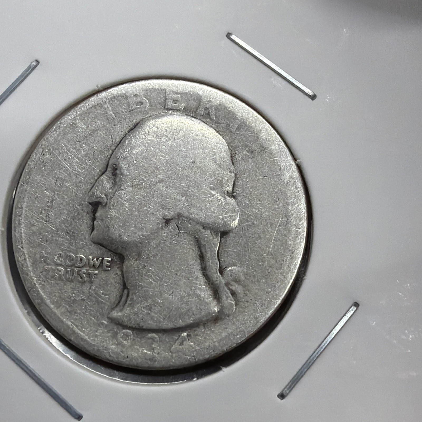 1934-S Washington Quarter Actual Coin Checkout My Other Inventory