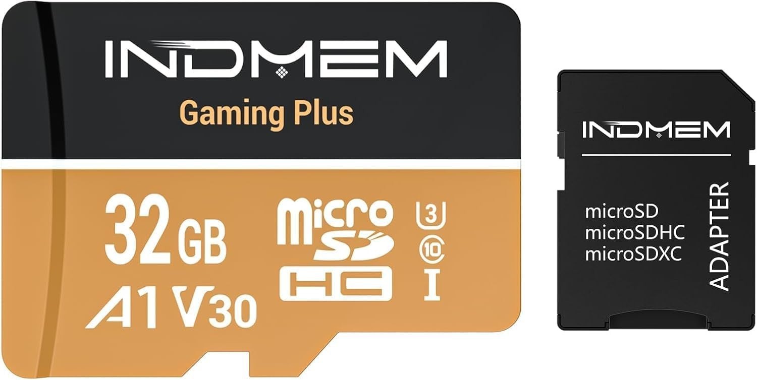Micro SD Card 32GB High-Speed Performance (90MB/s Read, 25MB/s Write), Compatibl