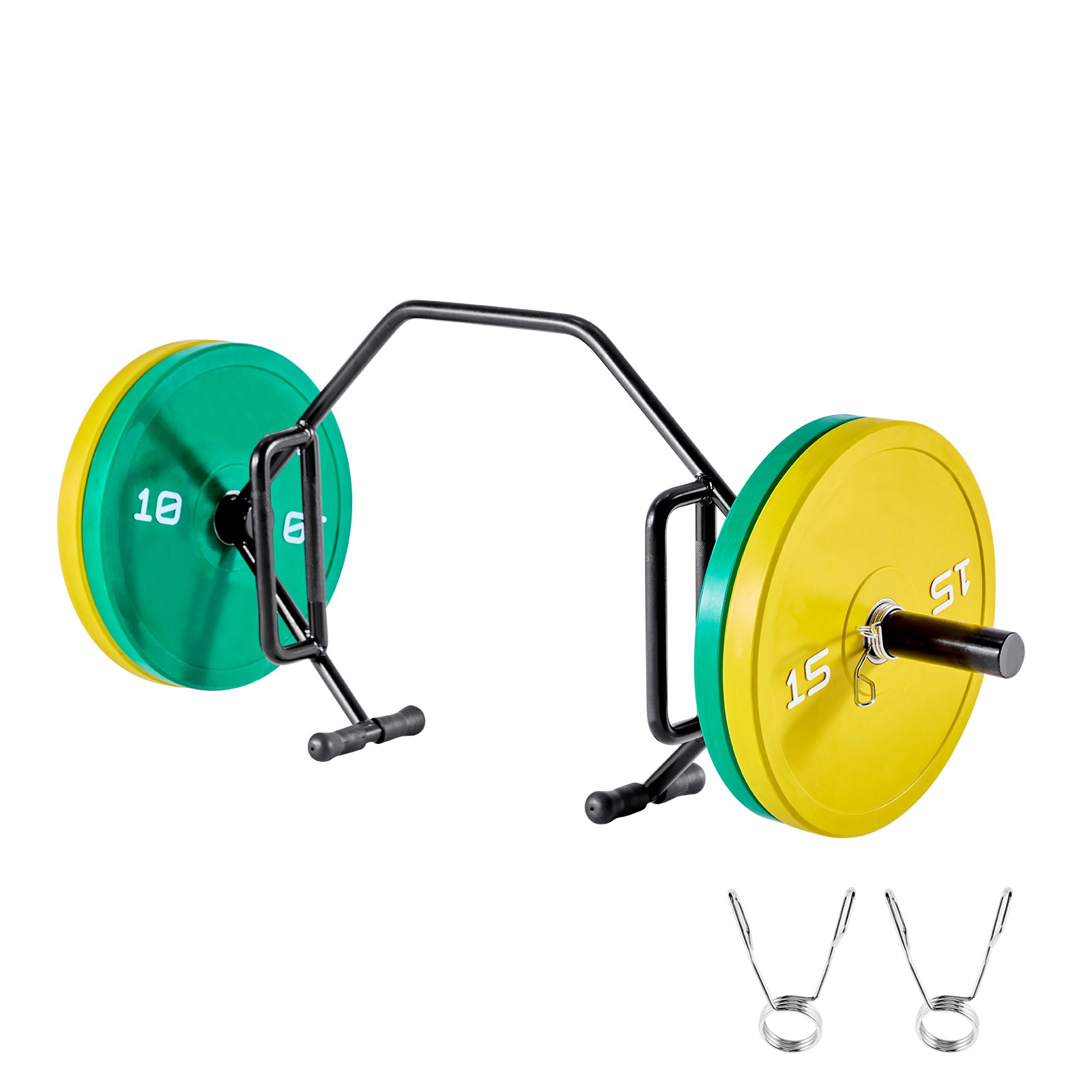 Open End Hex Trap Bar 800LB Capacity for Deadlifts Squats Weightlifting
