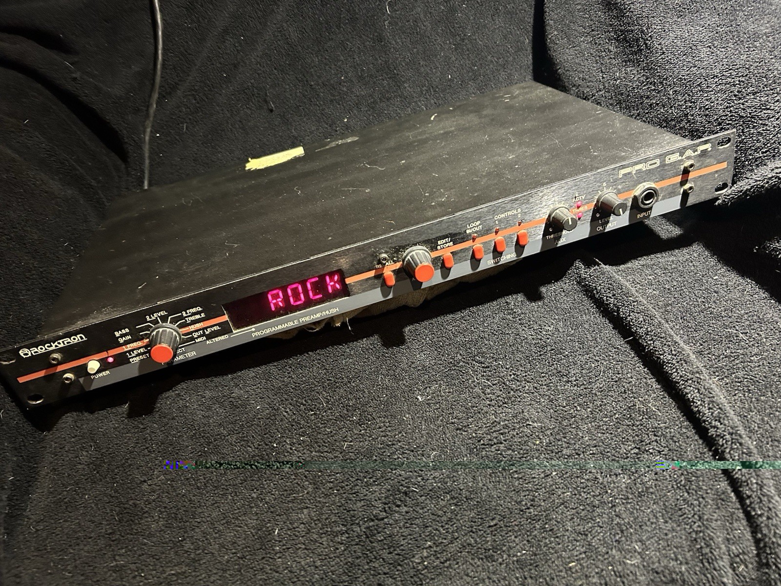 Rocktron Pro GAP, Guitar Preamp Processor, Hush, Vintage Rack Tested And Working