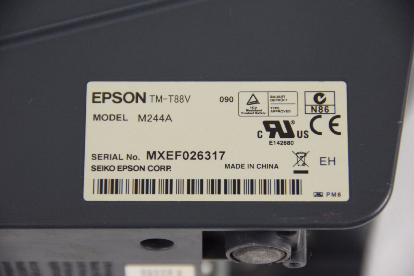 Epson TM-T88V Thermal Recipt Printer