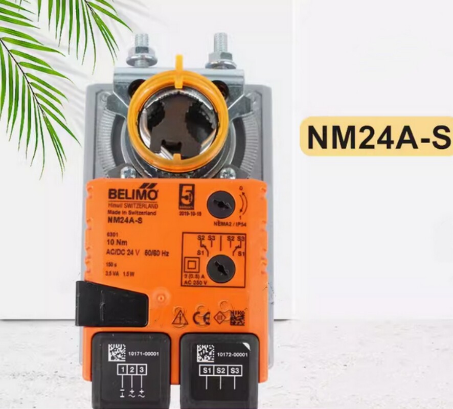 1PC BELIMO NM24A-S Damper Actuator 10Nm AC/DC 24V