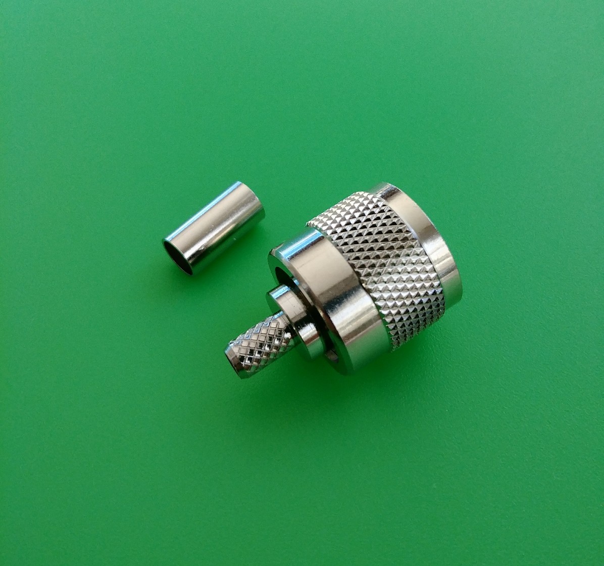 (2 SETS) UHF Male Crimp Type RG58/RG58U/RG142/LMR195 Connector - USA Seller