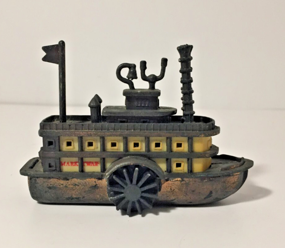 Vintage Pencil Sharpener River Boat Steam Boat Mark Twain Metal