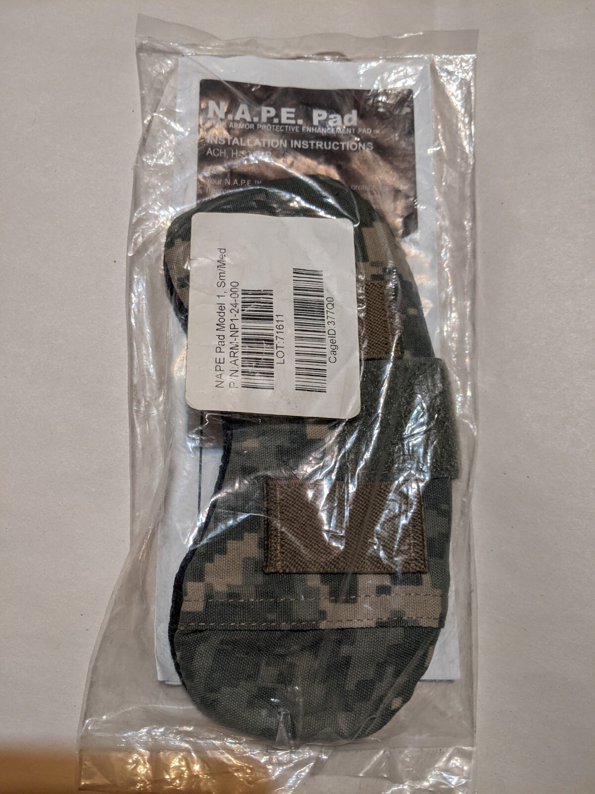 NEW NAPE Pad Model 1 Small / Medium ACU N.A.P.E.Camo Cyre Precision