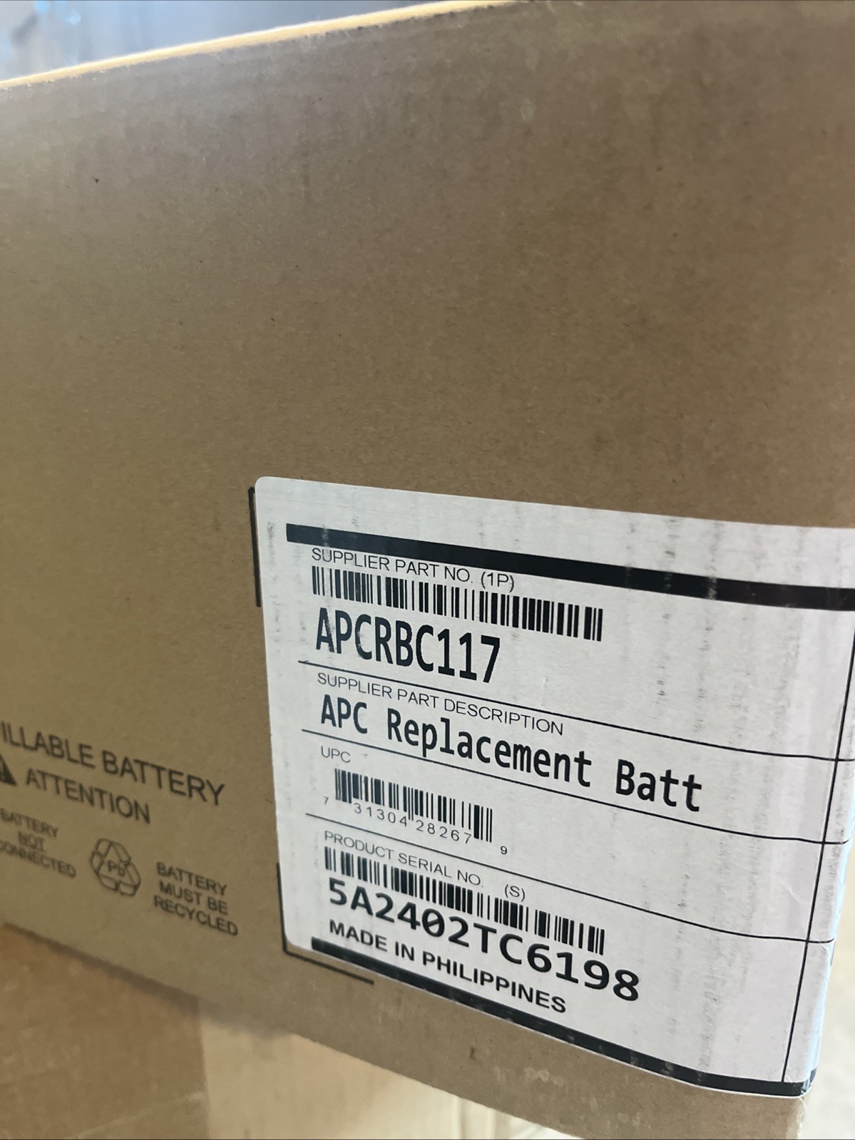 Brand New APCRBC117 APC Replacement Battery Cartridge - 2024