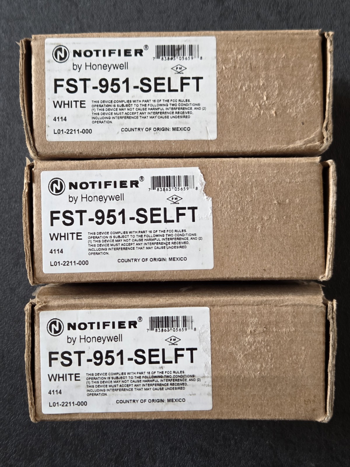 NOTIFIER FST-951-SELFT INTELLIGENT SELF-TESTING THERMAL DETECTOR - NEW - 3 AVAIL