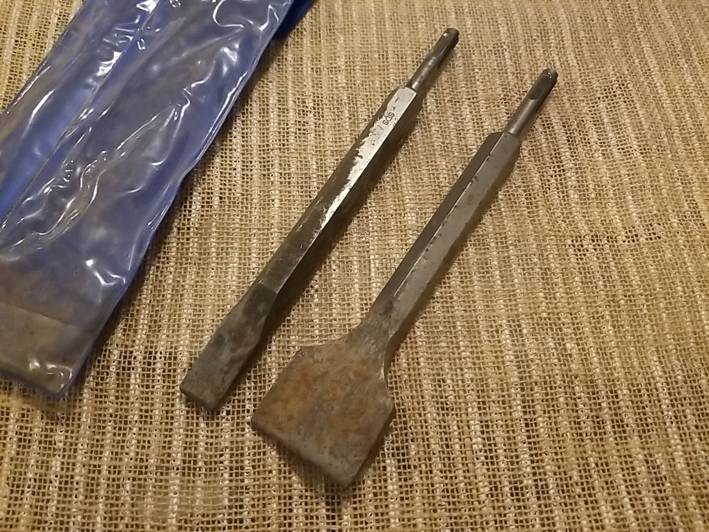 chisel set Heavy Duty Work!! Older Used Tools Great For Masonry Work