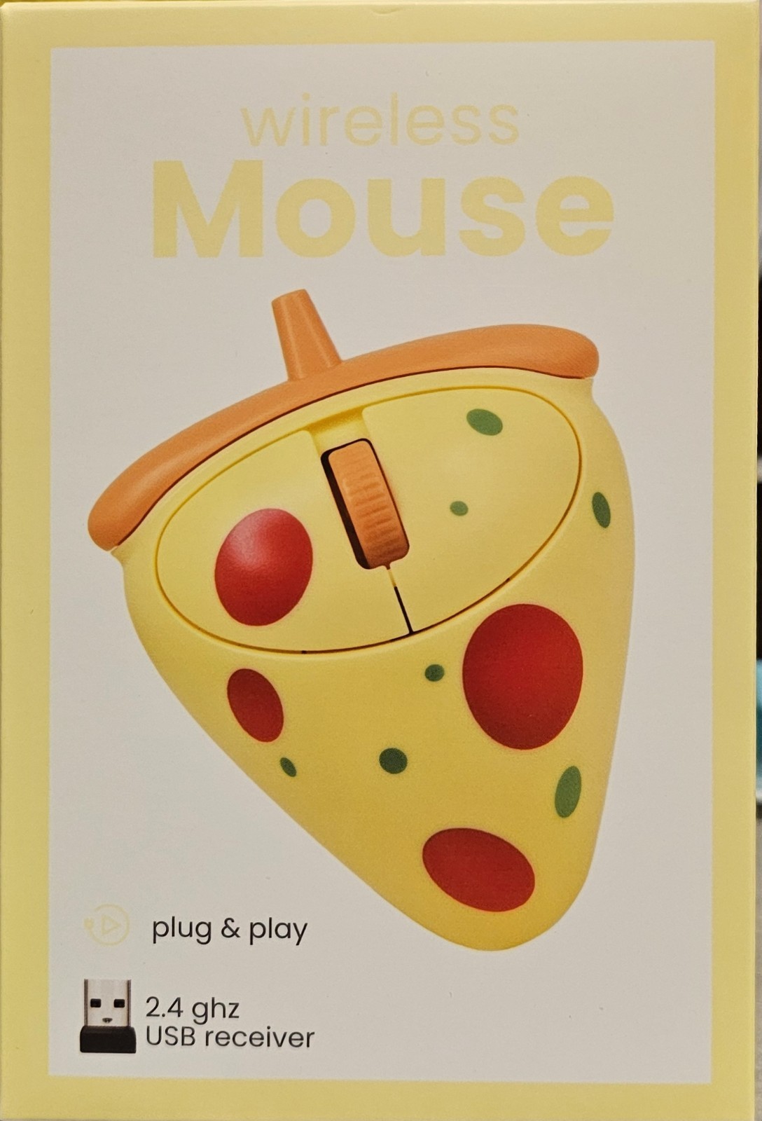 Wireless Mouse Pizza Slice Funny Gag Gift Teen Gift NIB