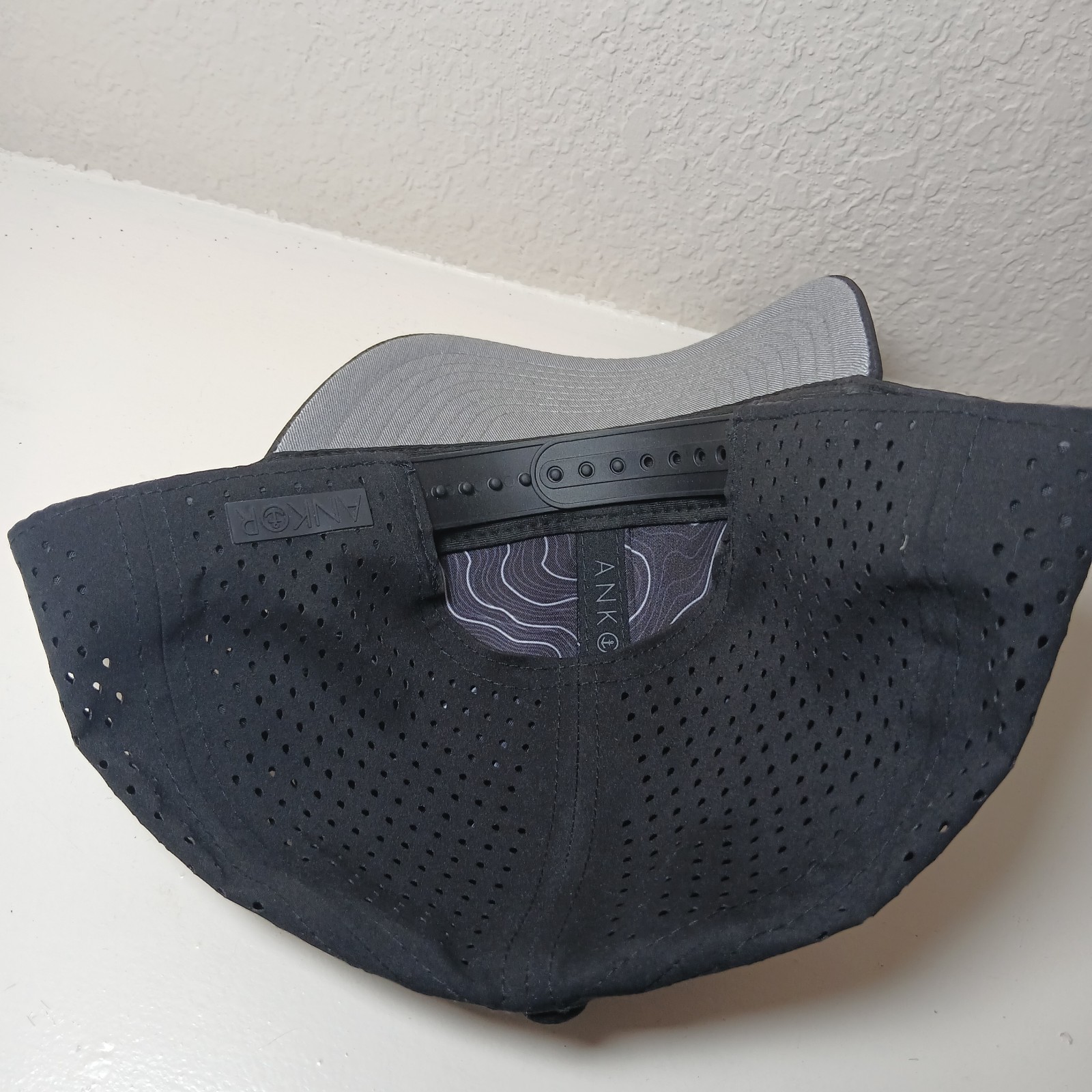 ANKOR Performance Hat - Water Resistant UPF 50 Lightweight Breathable Black #P3