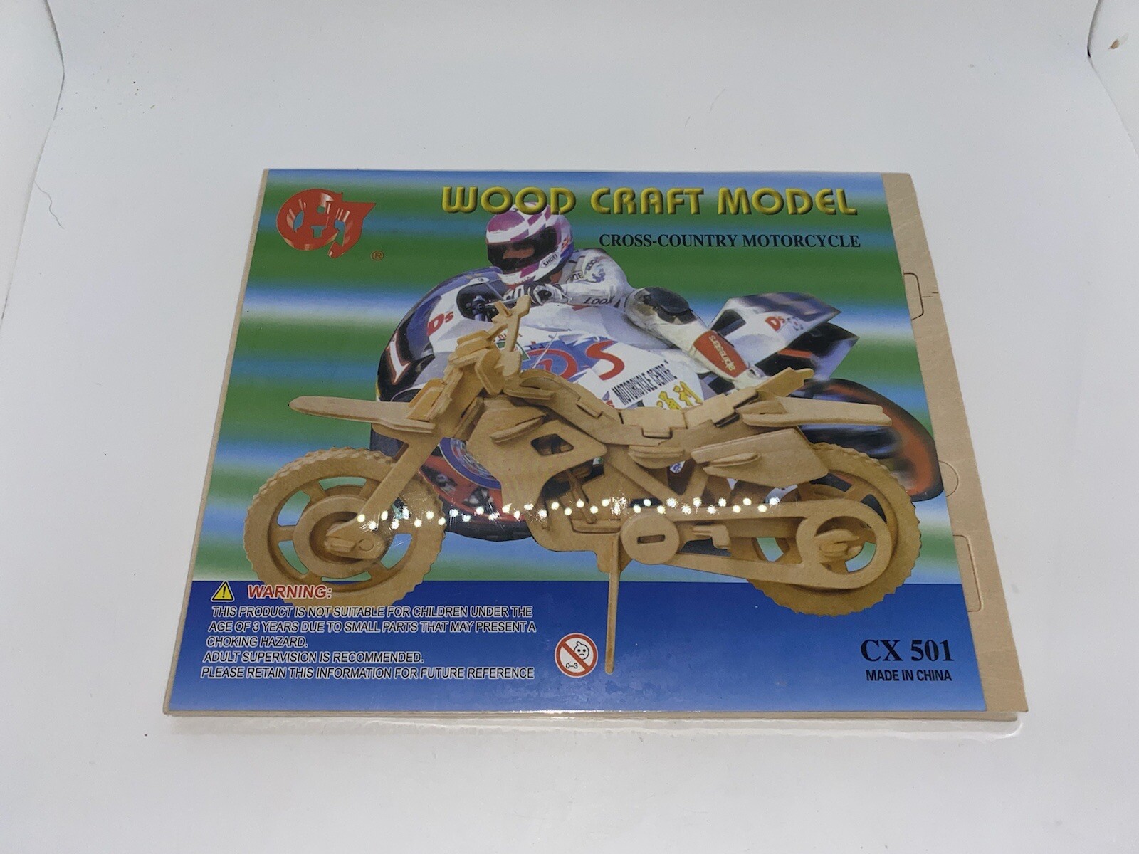 Cx501 Wooden Motorcycle Model - Building Toys Cross Country Motorcycle NEW YA6