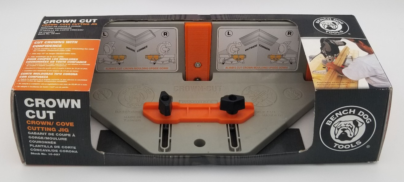 Bench Dog Tools Crown / Cove Cutting Jig 10-027 Brand New Quick Set Up