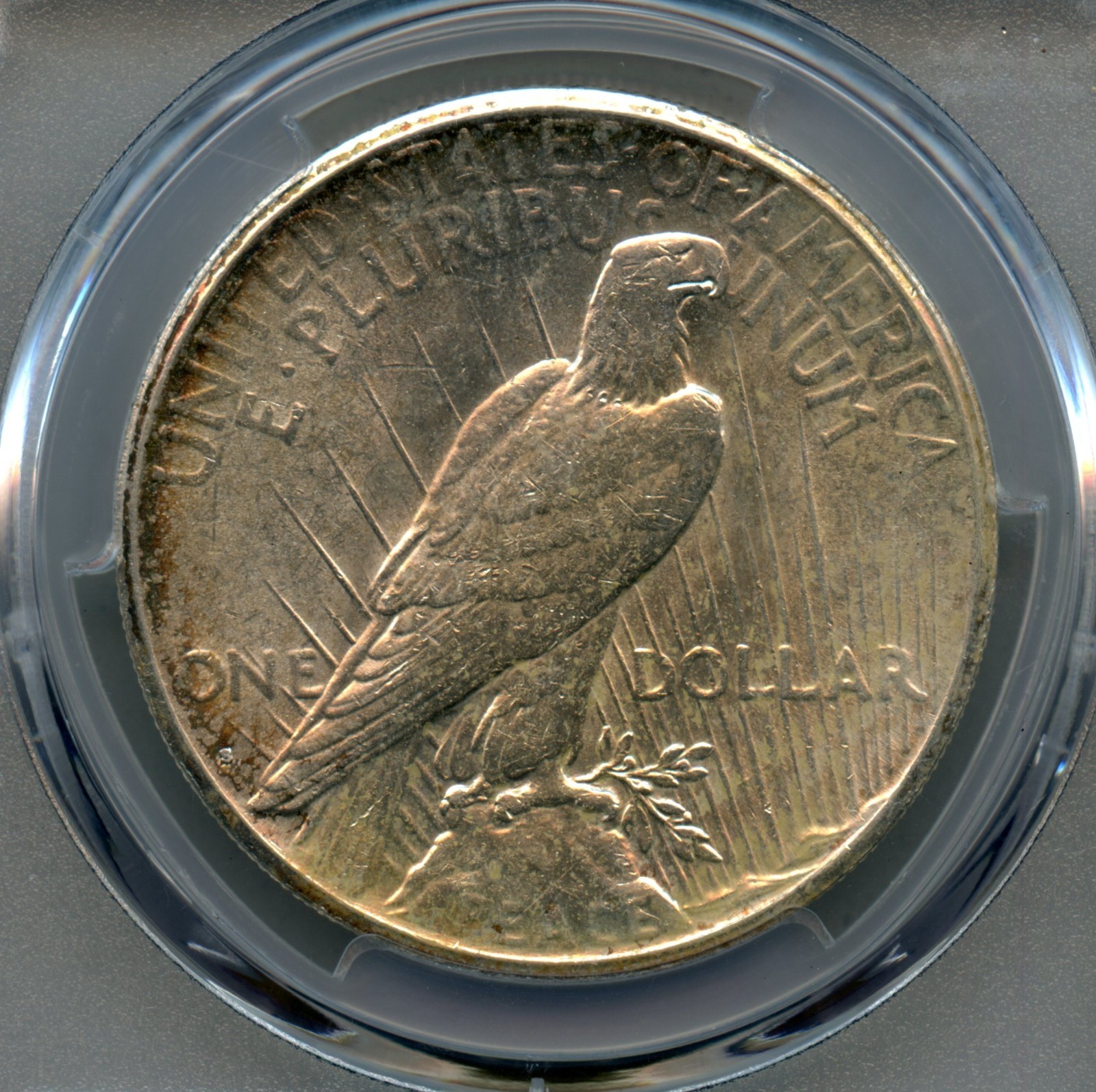 1924 S Peace Silver Dollar PCGS AU 58