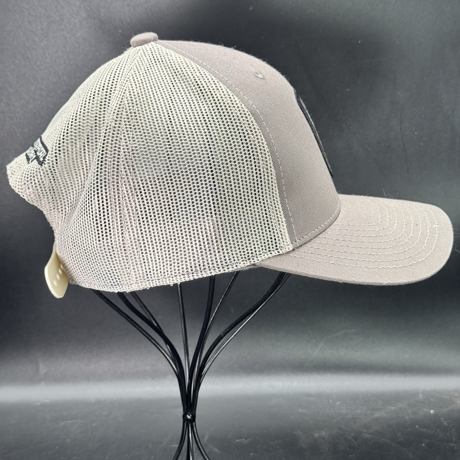 Non-Typical By Drake Waterfowl Trucker Hat American Flag Buck Strapback Meshback