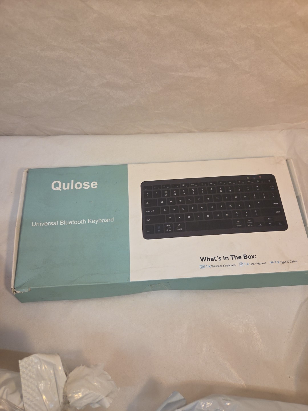 Qulose Bluetooth Keyboard, Ultra-Slim Wireless Keyboard for iPad,...