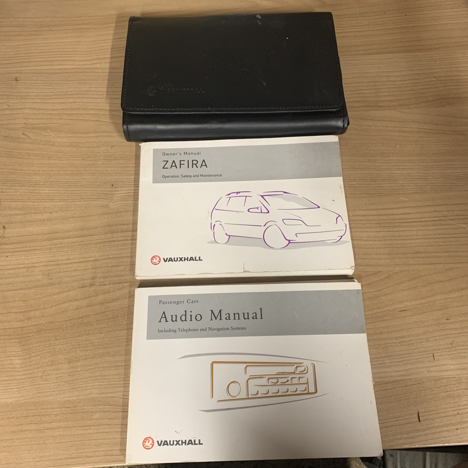 Vauxhall Zafira Owners Manual Handbook. 1999-2005 Genuine. Used Condition